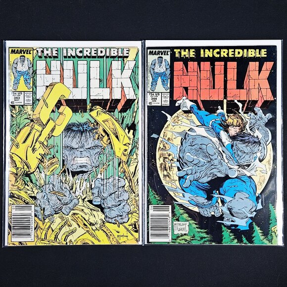 The Incredible Hulk 343 & 344 (1988) - Picture 1 of 7